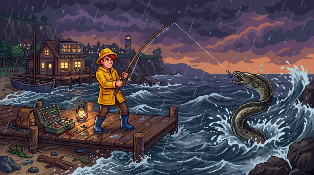 Eel Stardew Valley: Best Time, Location & Uses 2 Catch Eel in Stardew Valley