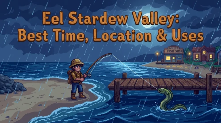Eel Stardew Valley: Best Time, Location & Uses 10 Eel Stardew Valley