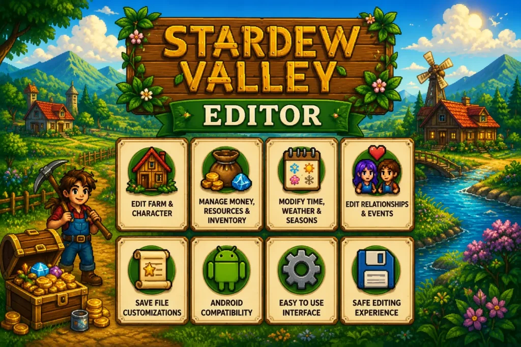 Stardew Valley Editor APK Latest Version Free Download for Android 1 Stardew Valley Editor APK