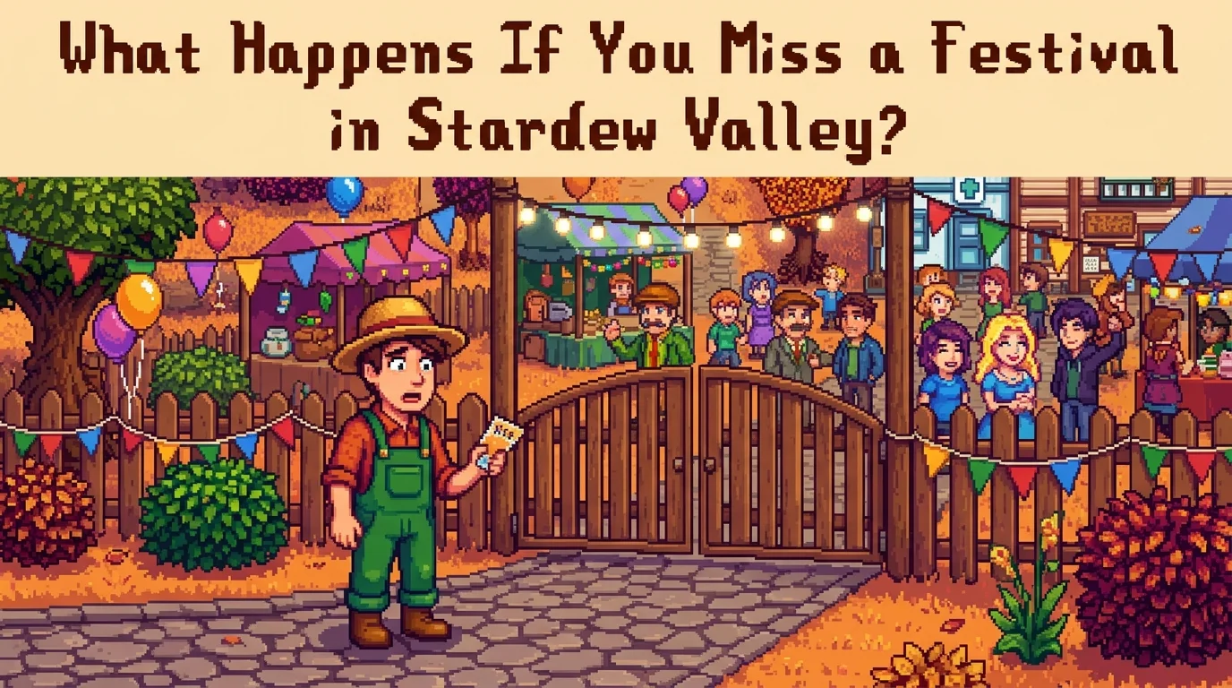 What Happens If You Miss a Festival in Stardew Valley