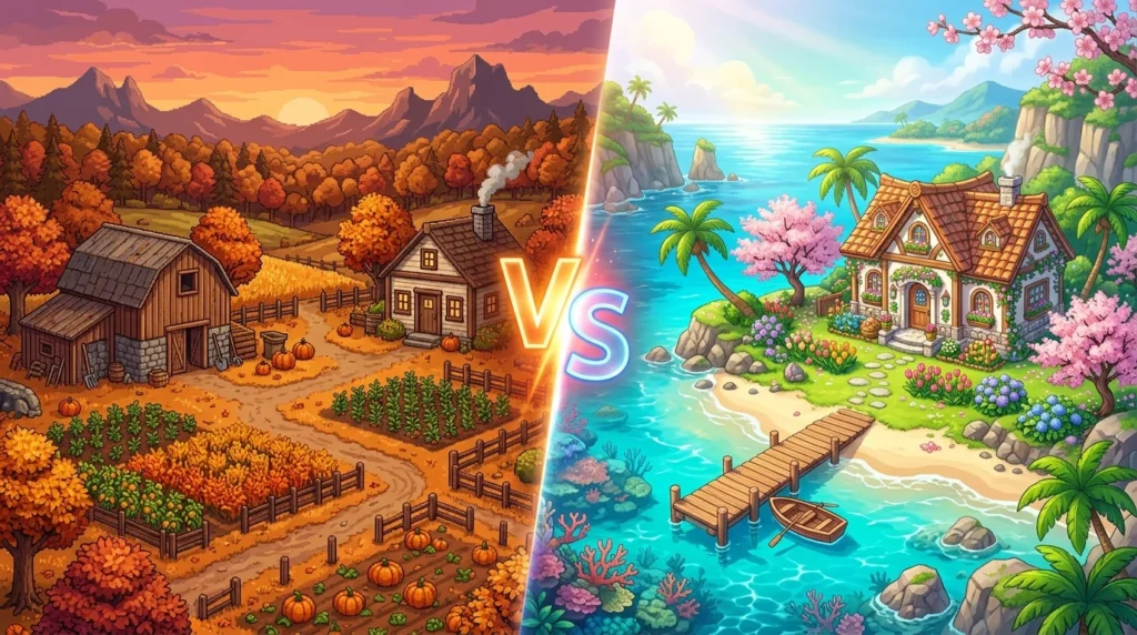 Stardew Valley vs Animal Crossing: Which Cozy Game Should You Play in 2026? 2 Stardew Valley vs Animal Crossing: